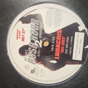 🎶3 For $15🎶 Rush Hour 2 Ludacris Vinyl Promotional Single Record